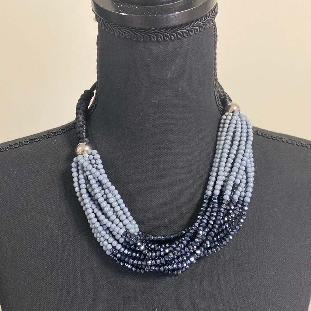 RUSH By Denise & Charles Ombre Bib Necklace